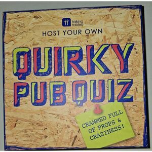 Talking Tables Host Your Own Quirky Pub Quiz Game Fun Party Night‎ Activity